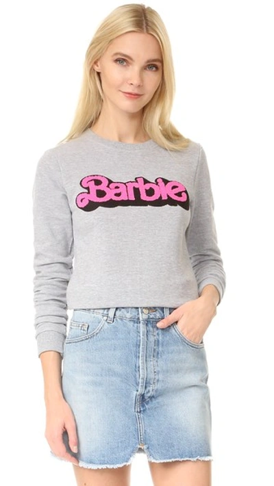 Elevenparis X Barbie Sweatshirt In Grey Melange