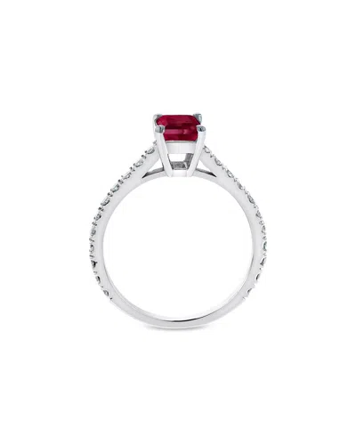 Levaron 1.26 Ct. Tw. Diamond & Ruby Ring In Silver