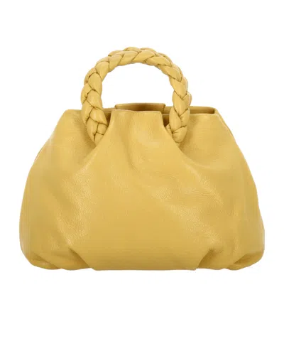 Hereu Bombon Medium Top Handle Bag In Gold