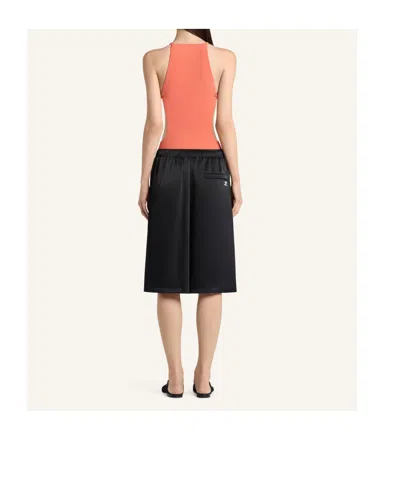 Courrèges Back-panel Shorts In Black