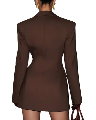 Monique Lagarde Solid Mini Dress
