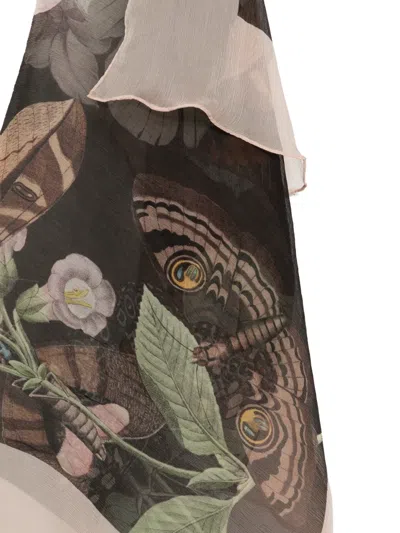 Undercover Printed Scarf In Multi