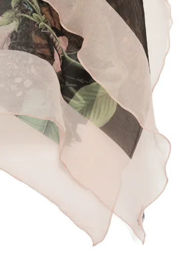 Undercover Printed Scarf In Multi