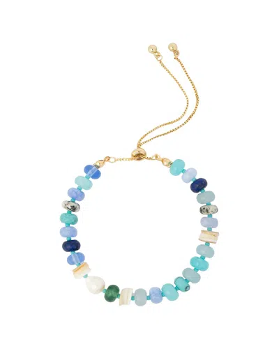 Saachi Beaded Slider Bracelet In Multi