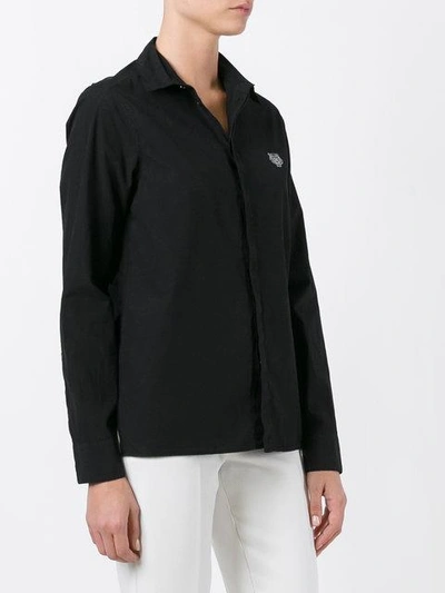 Shop Kenzo Mini Tiger Shirt - Black