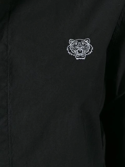 Shop Kenzo Mini Tiger Shirt - Black