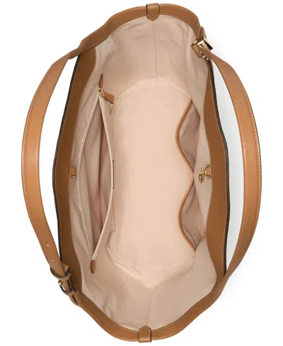 Kate Spade New York Deco Suede Tulip Tote Bag In Brown