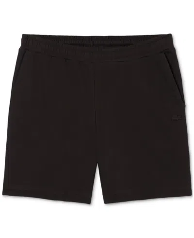 Lacoste Elasticated Jersey Shorts In Black