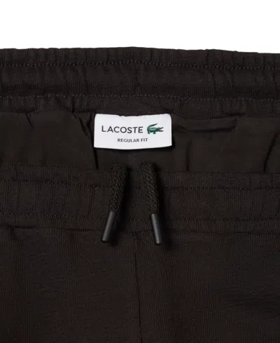 Lacoste Elasticated Jersey Shorts In Black