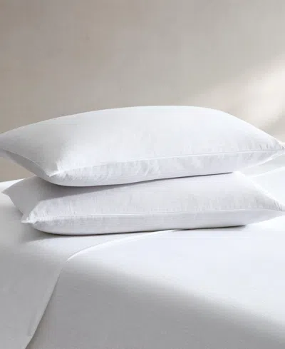 Calvin Klein Soho Solid Washed Cotton 4-pc. Sheet Set, King In White