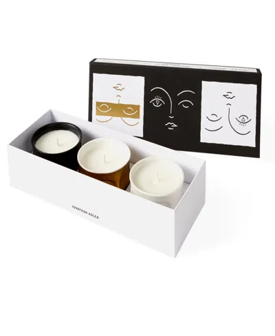 Jonathan Adler Muse 3-pc. Votive Candle Set In Multi