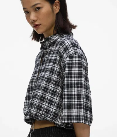 Kl Jeans Boxy Checked Blouse