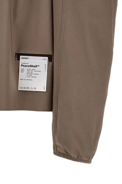 Satisfy Peaceshell River Technical Shirt In Brown