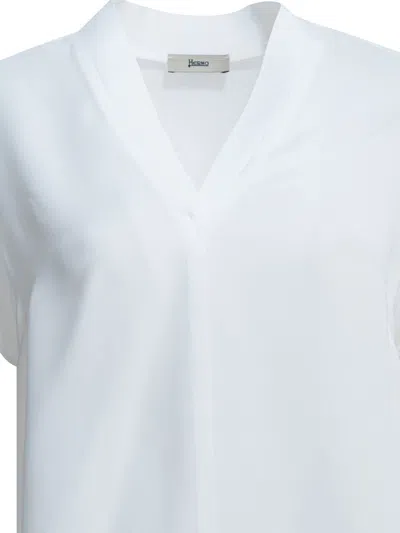 Herno Viscose Blouse In White