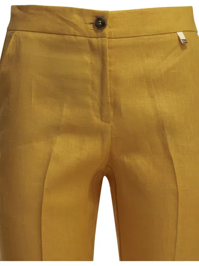 Herno Buttoned Tailored Pants In Multi