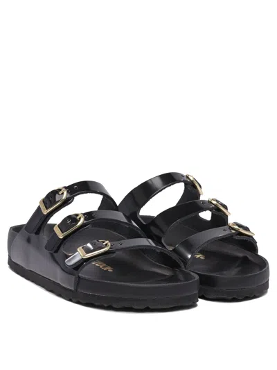 Birkenstock Sleek Narrow Fit Sandalo With Adjustable Straps In Black