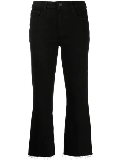 L'agence Black Flared Jeans In Black