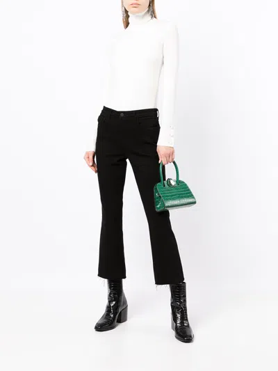 L'agence Black Flared Jeans In Black