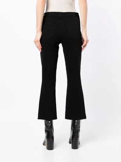 L'agence Black Flared Jeans In Black