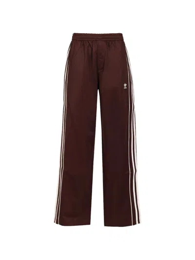Adidas Originals Adidas X Wales Bonner Regular Fit Stripe Track Pants In Brown