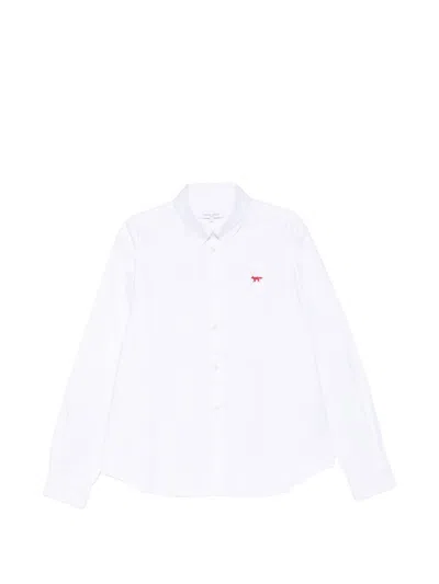 Maison Kitsuné Profile Fox Regular Shirt In White