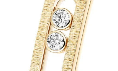 Messika Move Noa Ciselle Diamond Bangle Bracelet In Pattern