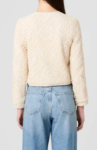 French Connection Geo Shell Texture Woven Slim Jacket In Neutral