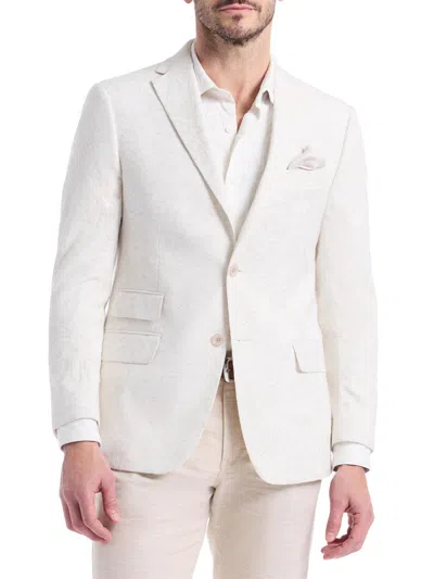 Robert Graham Shawfield Classic Fit Woven Sport Coat In White