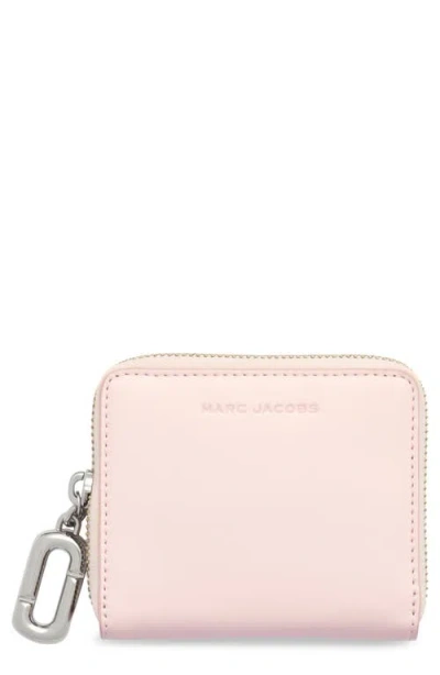 Marc Jacobs The Pop J-marc Compact Wallet In Pink