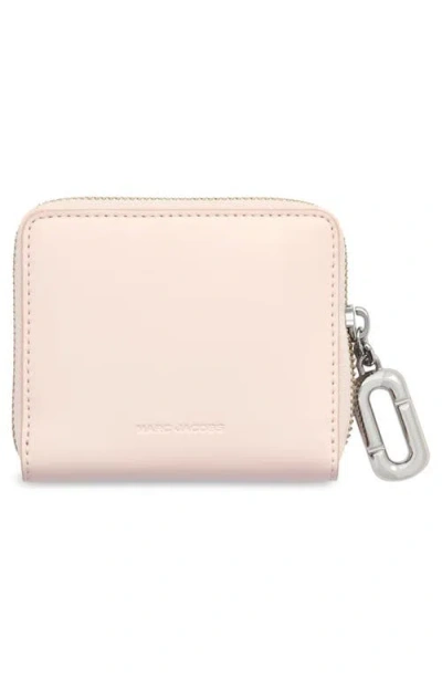 Marc Jacobs The Pop J-marc Compact Wallet In Pink