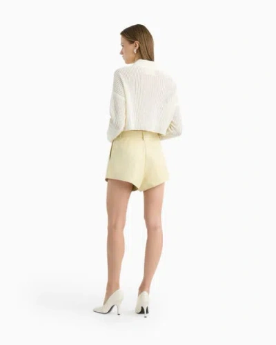 Dodiee Emma Leather Shorts In Multi