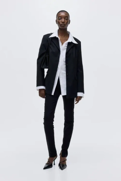 H&m Single-breasted Blazer In Black