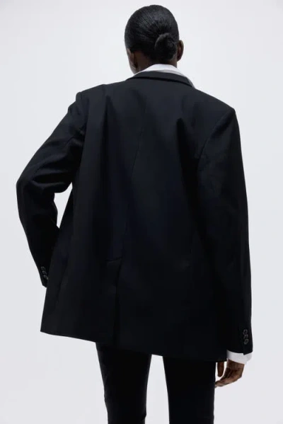 H&m Single-breasted Blazer In Black