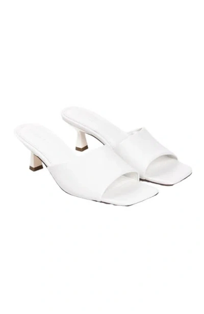 Sandro Paris Metallic Leather Heeled Mules 55