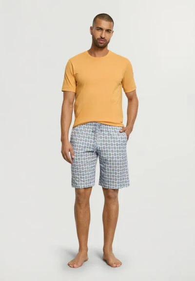 Hanro Night And Day Cotton Drawstring Shorts In Multi