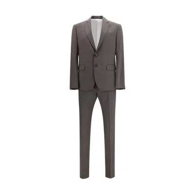 Dsquared2 Men Single-breasted Wool-blend Suit In Gray