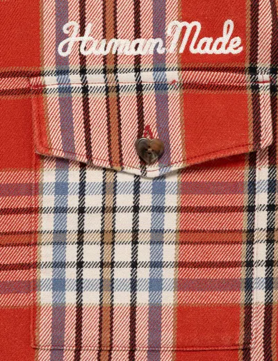 Human Made Check Shirt In Red