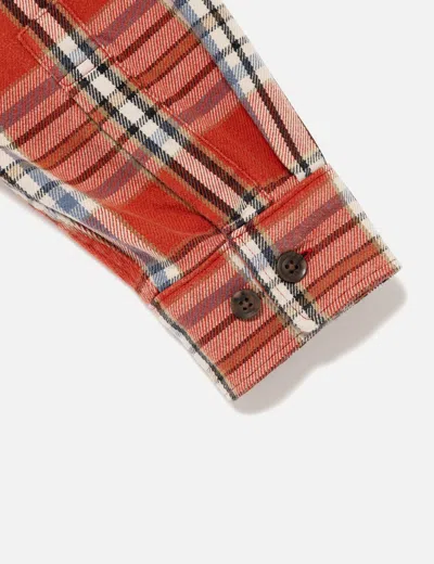 Human Made Check Shirt In Red