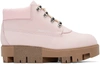 ACNE STUDIOS Pink Tinne Hiking Boots