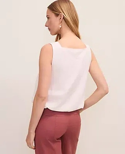Ann Taylor Weekend Bubble Hem Tank Top In Multi