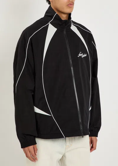 Acne Studios Ofit Peachy Technical Blend Jacket In Black