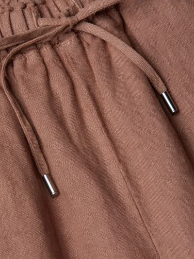 L'agence Connie Drawstring Trouser In Hazelnut In Brown