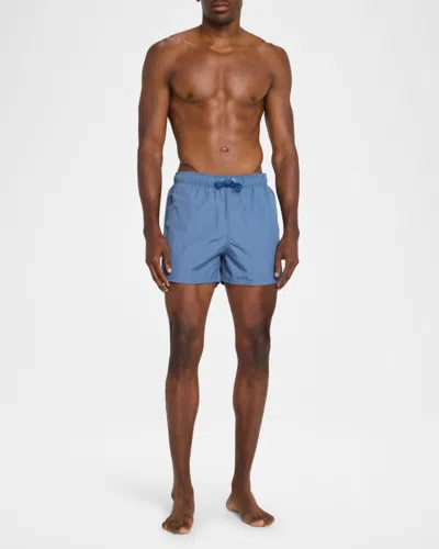 Givenchy Drawstring Swim Shorts In Blue