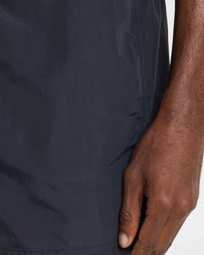 Givenchy Men & Apos;s Short-length Solid Nylon Swim Trunks In Black