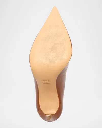 Schutz 100mm Lou Leather Pointed-toe Pumps In Multi