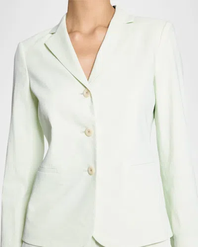 Theory Shrunken Single-breasted Blazer In Multi