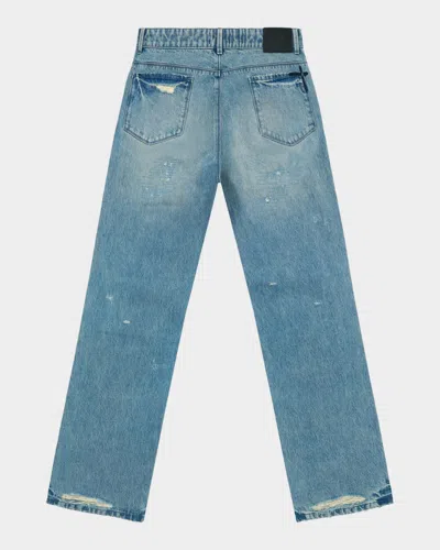 Rta Jonas Distressed Straight Jeans In Multi