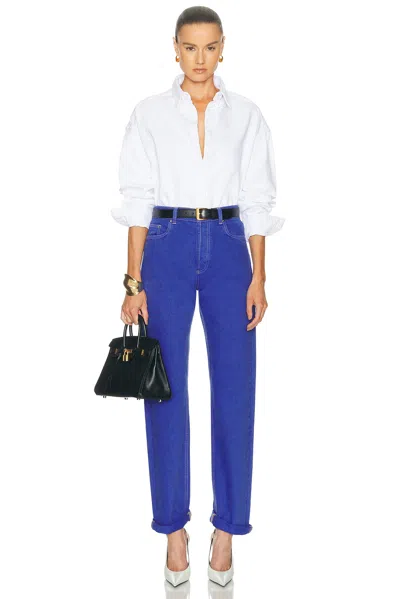 Ezr Button Down Top In White