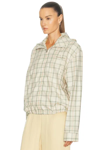 Acne Studios Ofass Summery Check Jacket In Multi