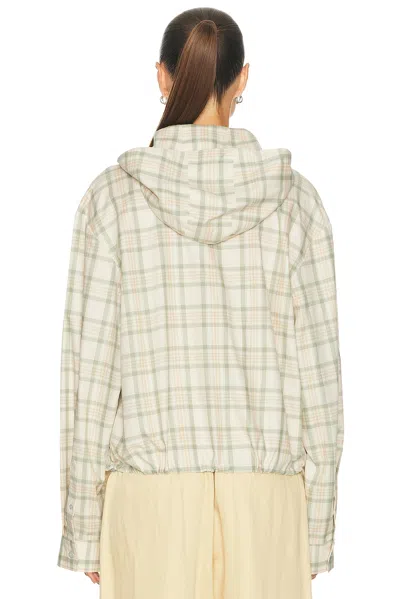 Acne Studios Ofass Summery Check Jacket In Multi